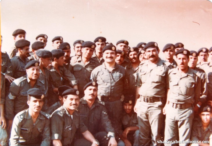 العميد الركن شاكر أبو حمور خلال مناسبة عسكرية