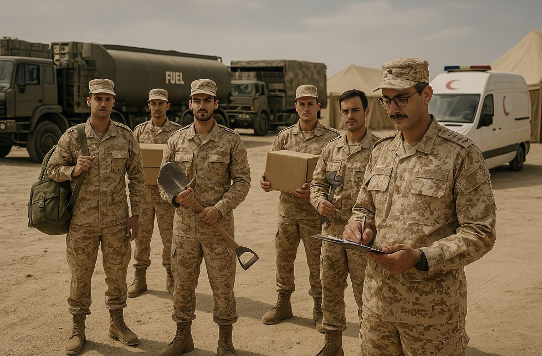 صورة الإسناد الإداري واللوجستي 